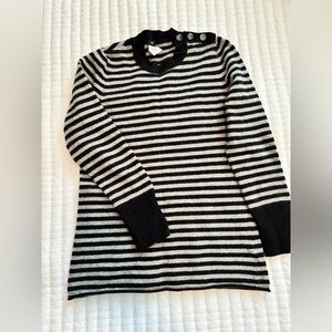 J. Crew Black and white Sweater